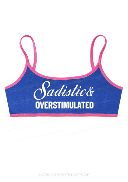 Sadistic Overstimulated Y2K Super Crop Cami Cherrykitten