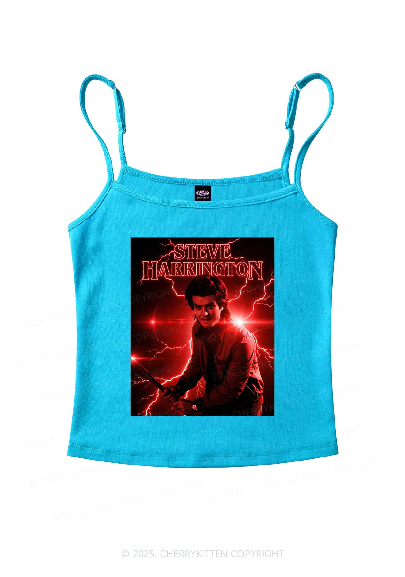 SH Red Lightning Y2K Spaghetti Strap Cami Cherrykitten