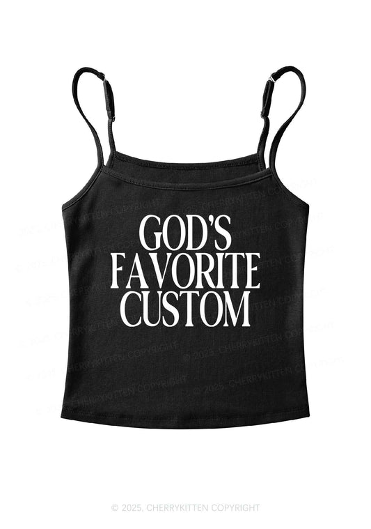 Gods Favorite Custom Y2K Spaghetti Strap Cami Cherrykitten