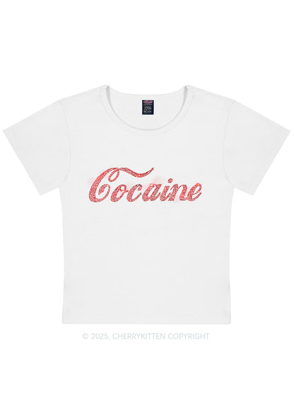 Rhinestone Special Cola Y2K Baby Tee Cherrykitten
