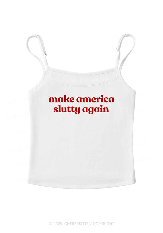 Make America Slxtty Again Y2K Spaghetti Strap Cami Cherrykitten