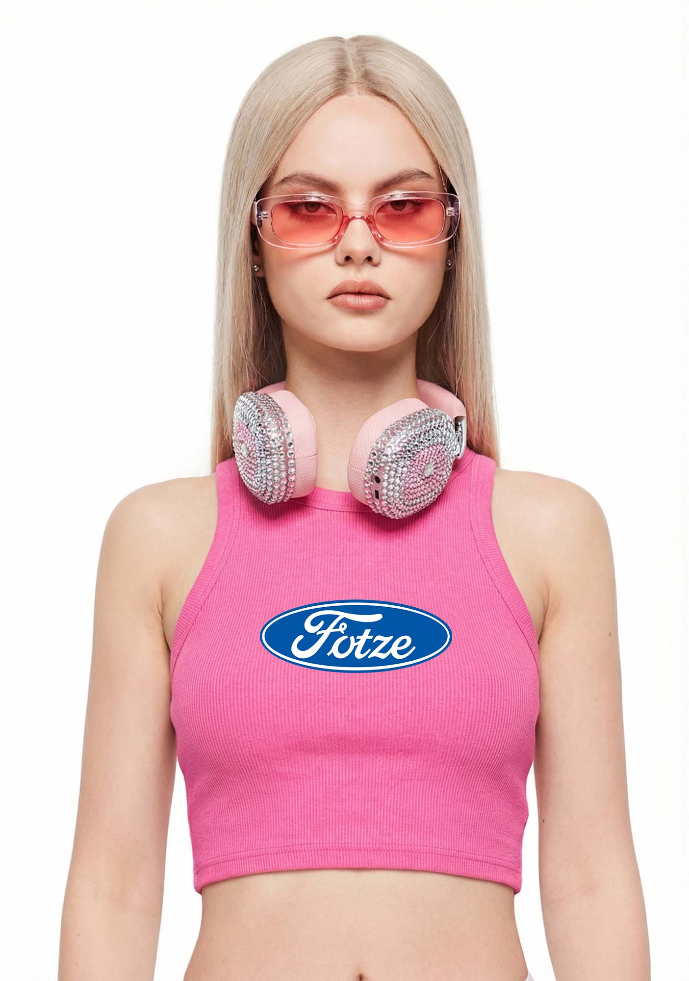 Fotze Y2K Crop Tank Top Cherrykitten