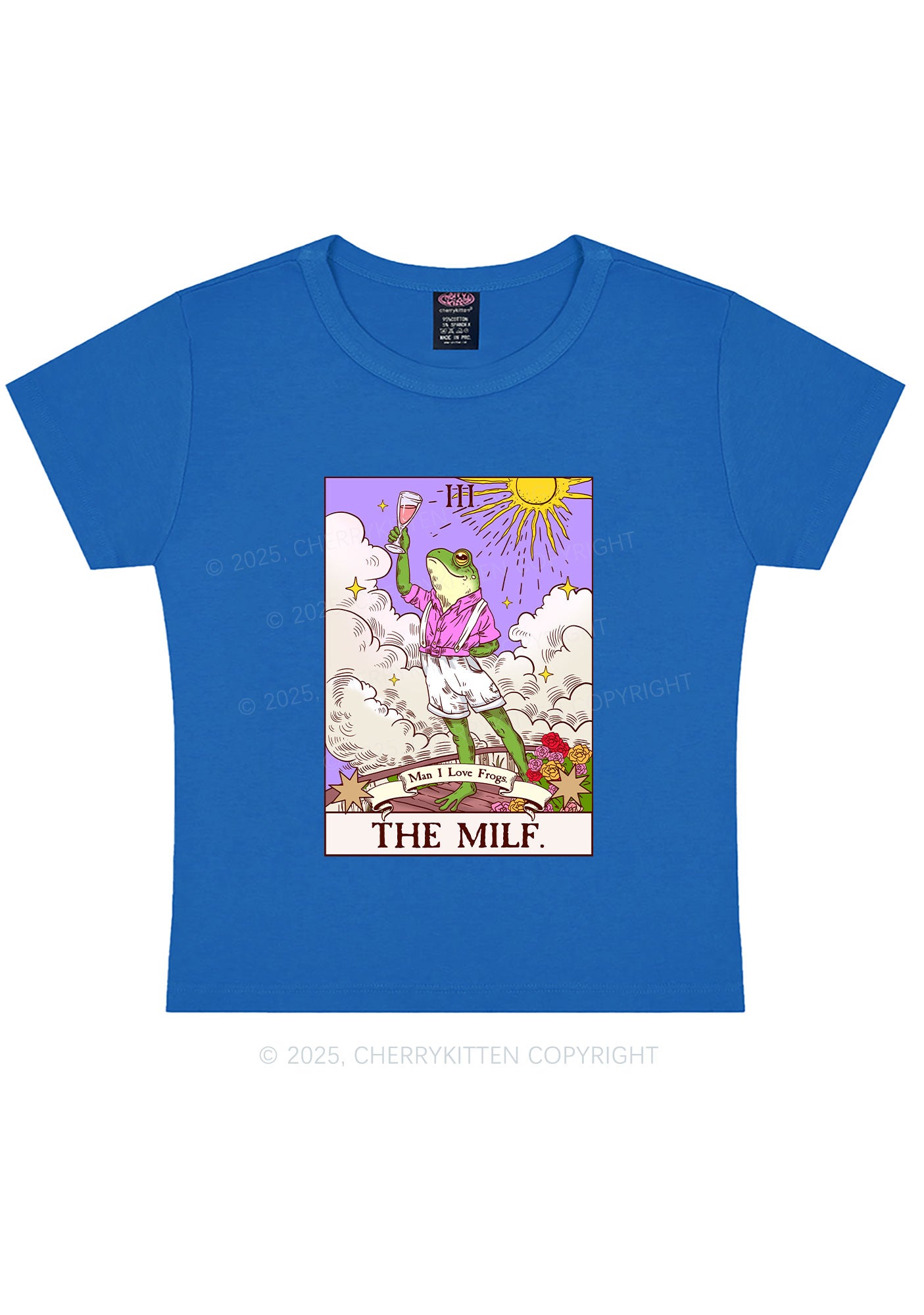 The Mxxf Frog Y2K Baby Tee Cherrykitten