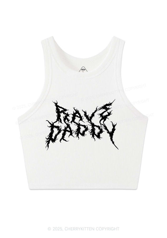 Rave Daddy Y2K Crop Tank Top Cherrykitten