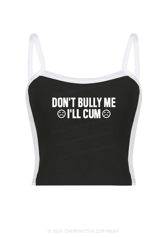 Don't Bully Me Y2K Color Block Crop Cami Top Cherrykitten