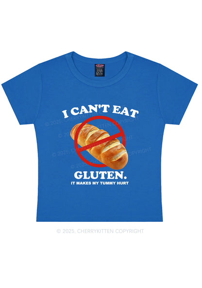 I Cant Eat Gluten Y2K Baby Tee Cherrykitten