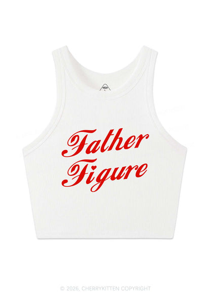 Father Figure Valentine's Day Y2K Crop Tank Top Cherrykitten