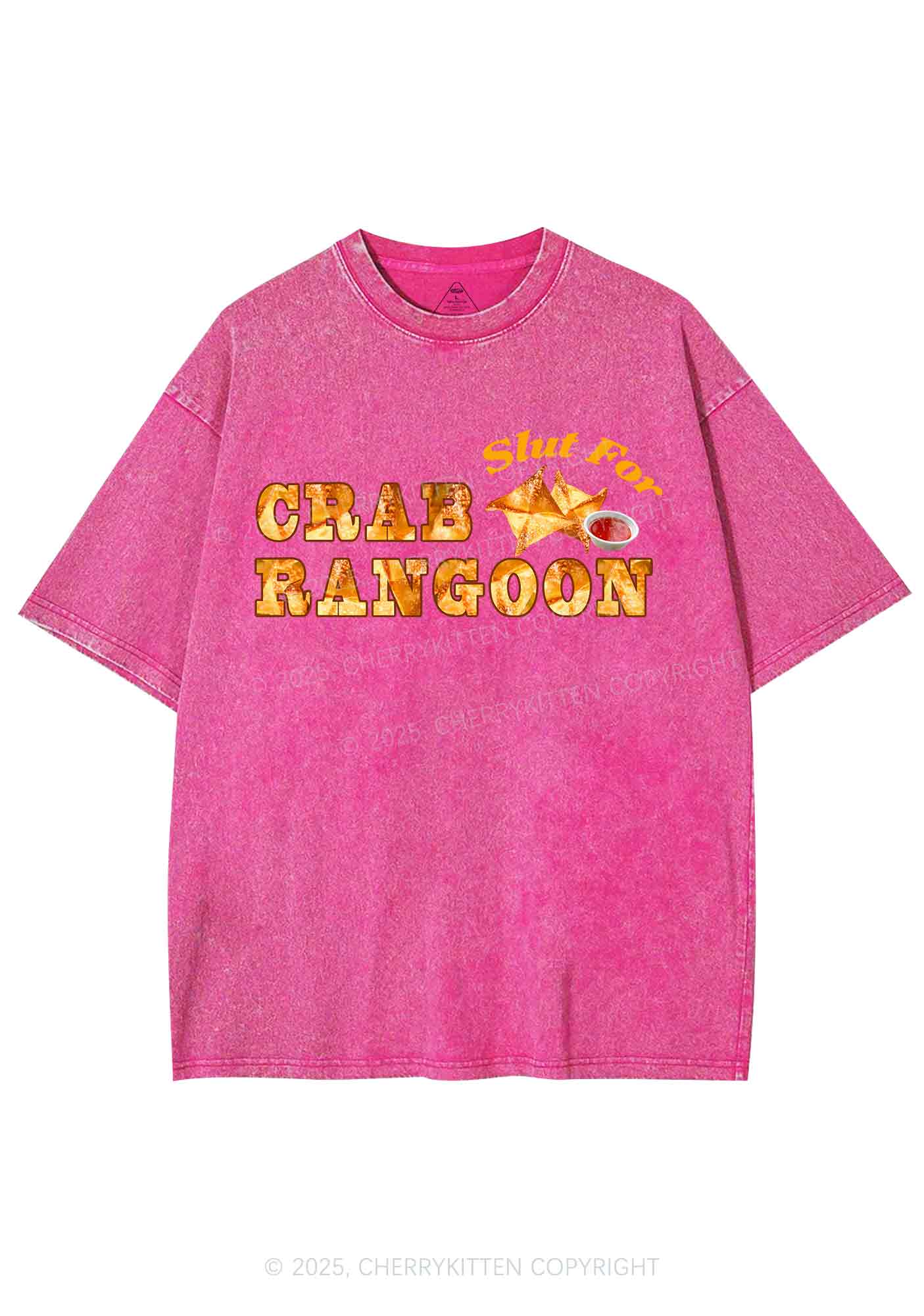 Slxt For Carb Rangoon Y2K Shirts Washed Tee Cherrykitten
