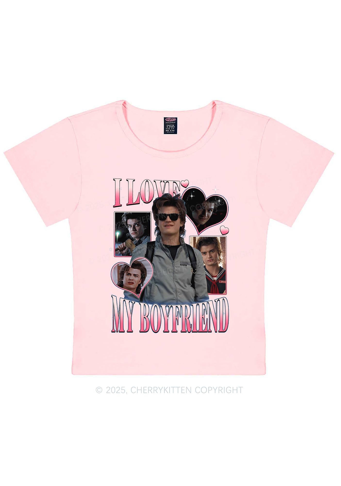 I Love My BF SH Y2K Baby Tee Cherrykitten