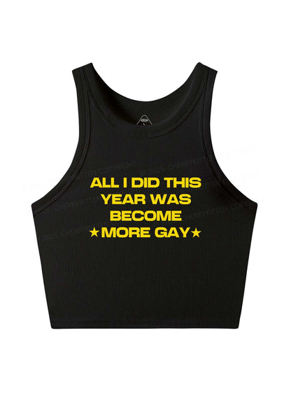 Become More Gay Pride Y2K Crop Tank Top Cherrykitten