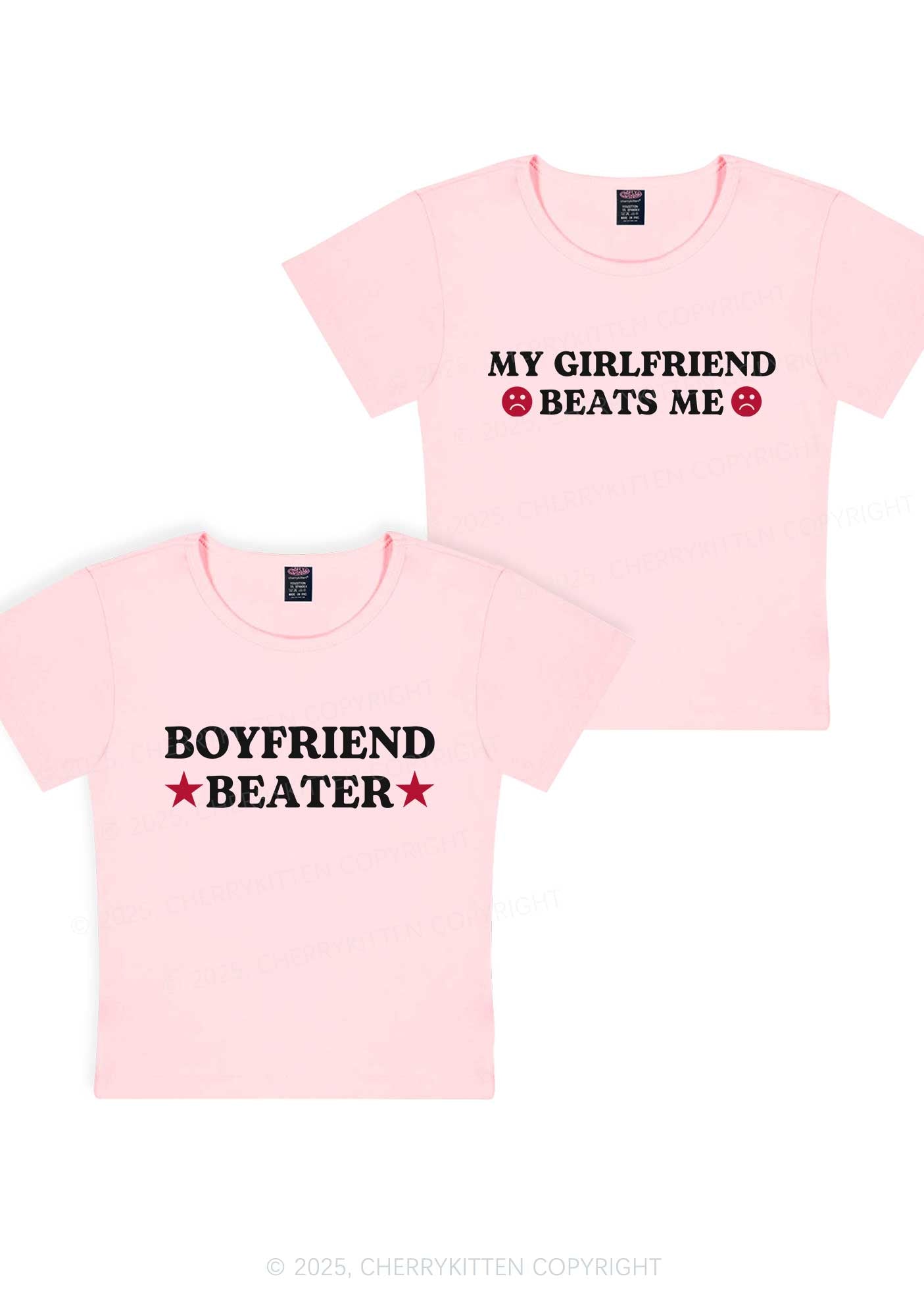 Boyfriend Beater Y2K Valentine's Day Baby Tee Cherrykitten
