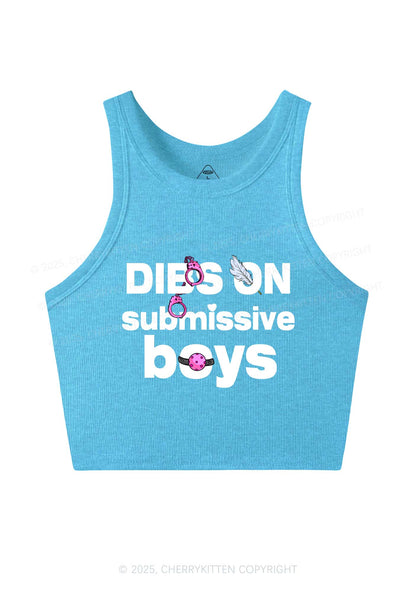 Dibs On S Boys Y2K Crop Tank Top Cherrykitten