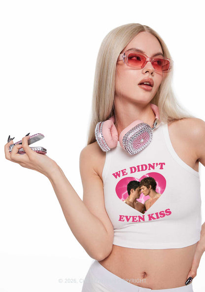 We Didnt Even Kiss Each Other HR Y2K Crop Tank Top Cherrykitten
