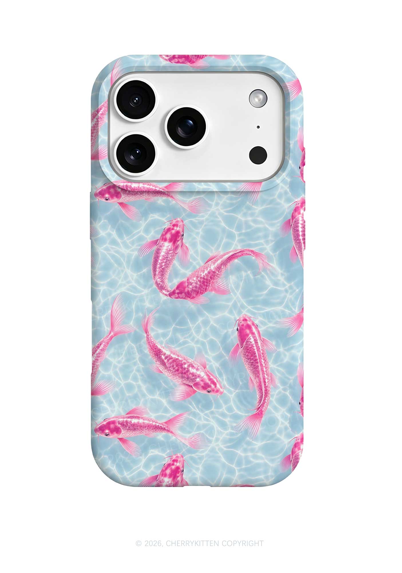 Pink Koi Fish Y2K Phone Case Cherrykitten