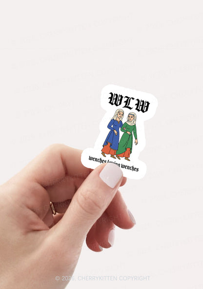 Wenches Loving Wenches Pride 1pc Y2K Sticker Cherrykitten