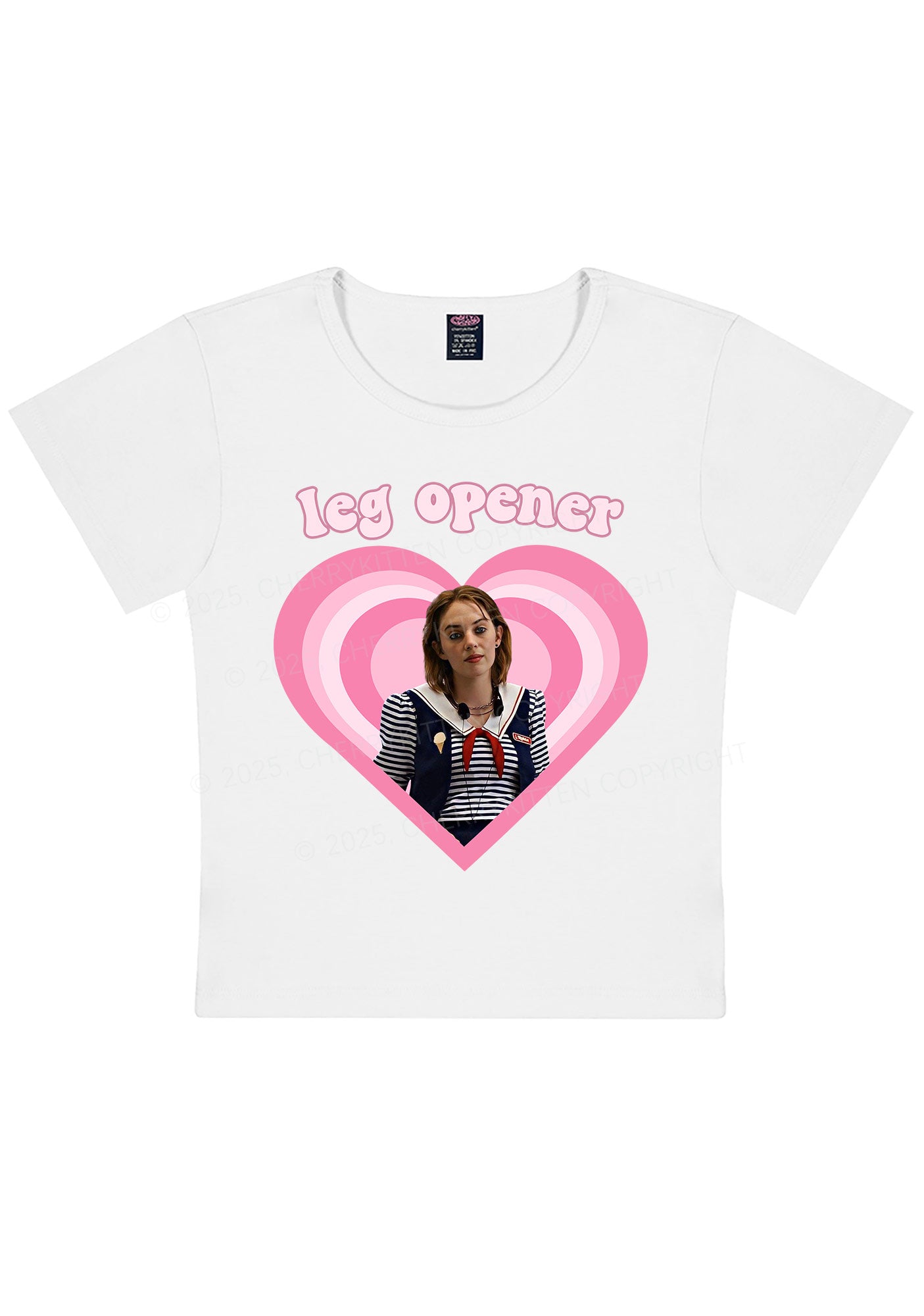 Leg Opener Pride Y2K Baby Tee Cherrykitten