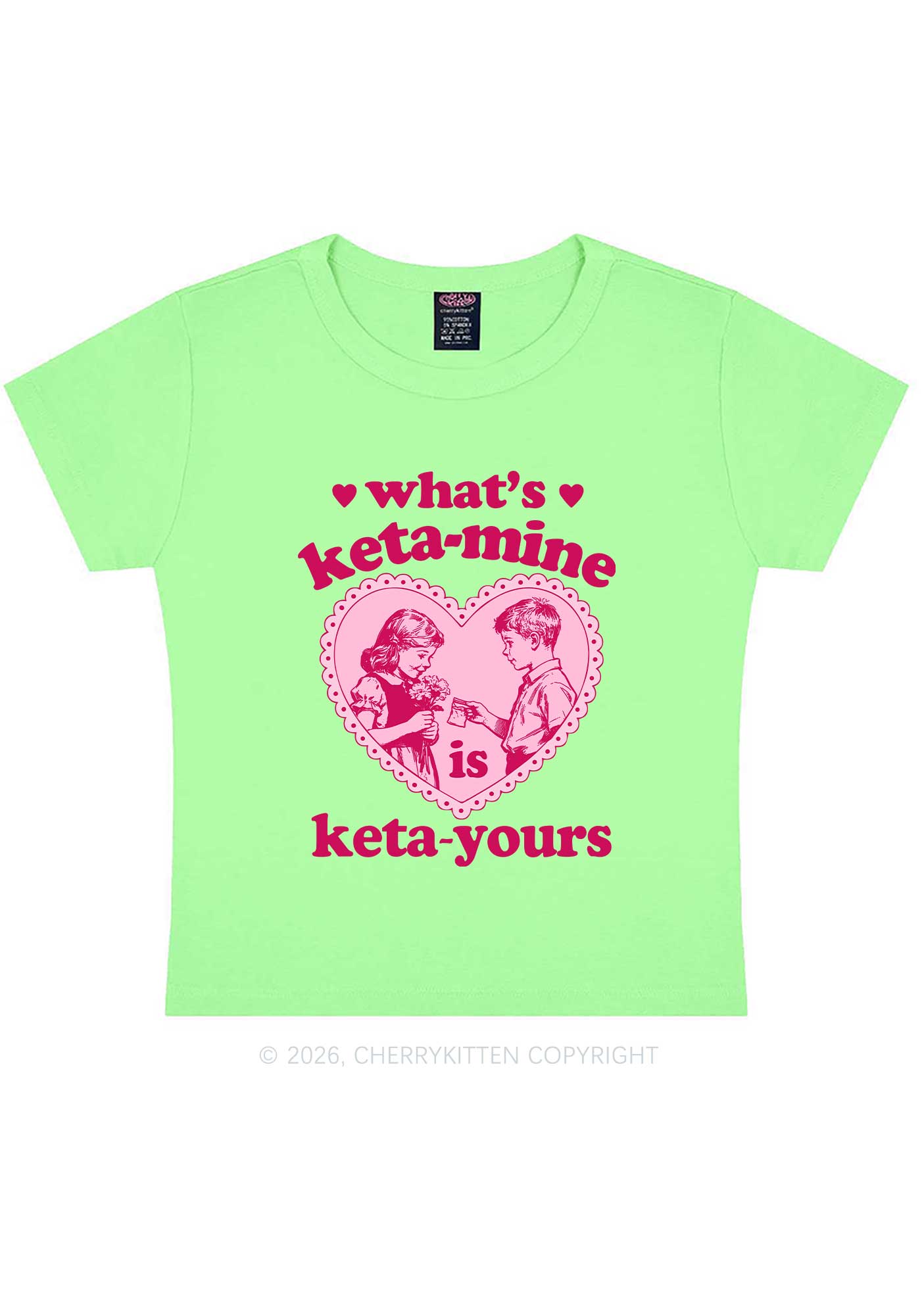 Whats Kxxamine Y2K Baby Tee Cherrykitten