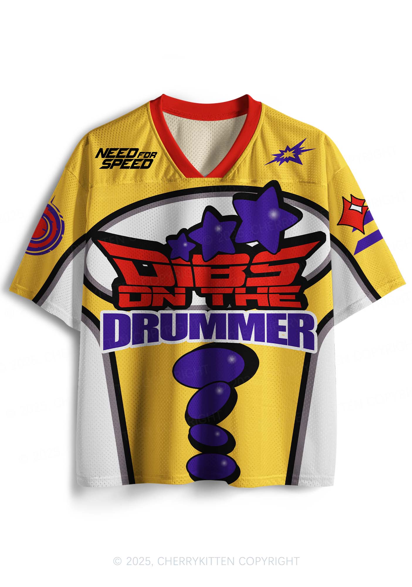 Custom Dibs On The Drummer Y2K Sport Jersey Shirts Cherrykitten