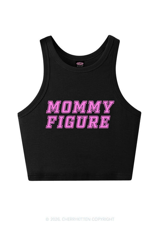 Mommy Figure Y2K Crop Tank Top Cherrykitten