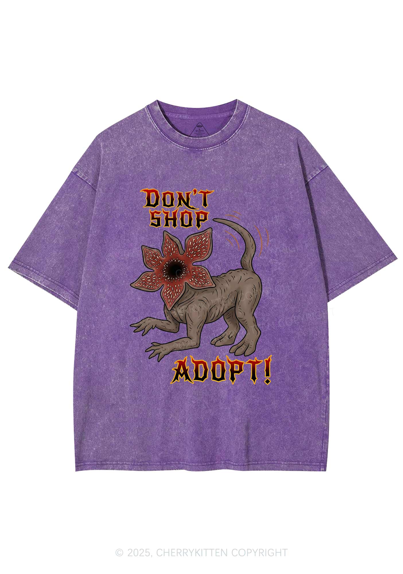 Dont Shop Adopt Y2K Shirts Washed Tee Cherrykitten