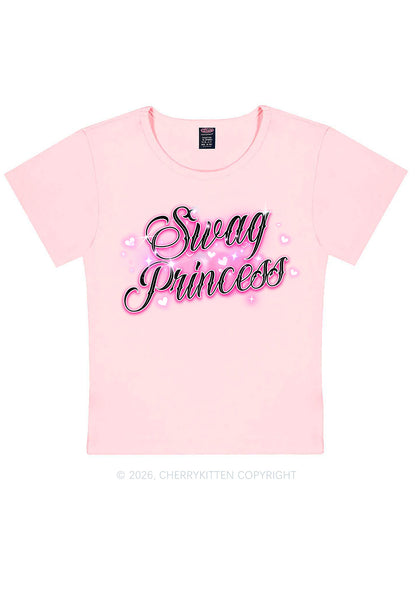 Swag Princess Y2K Baby Tee Cherrykitten