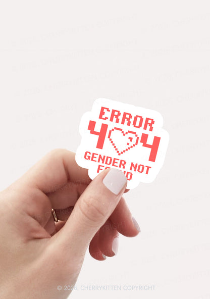 Gender Not Found Pride 1pc Y2K Sticker Cherrykitten