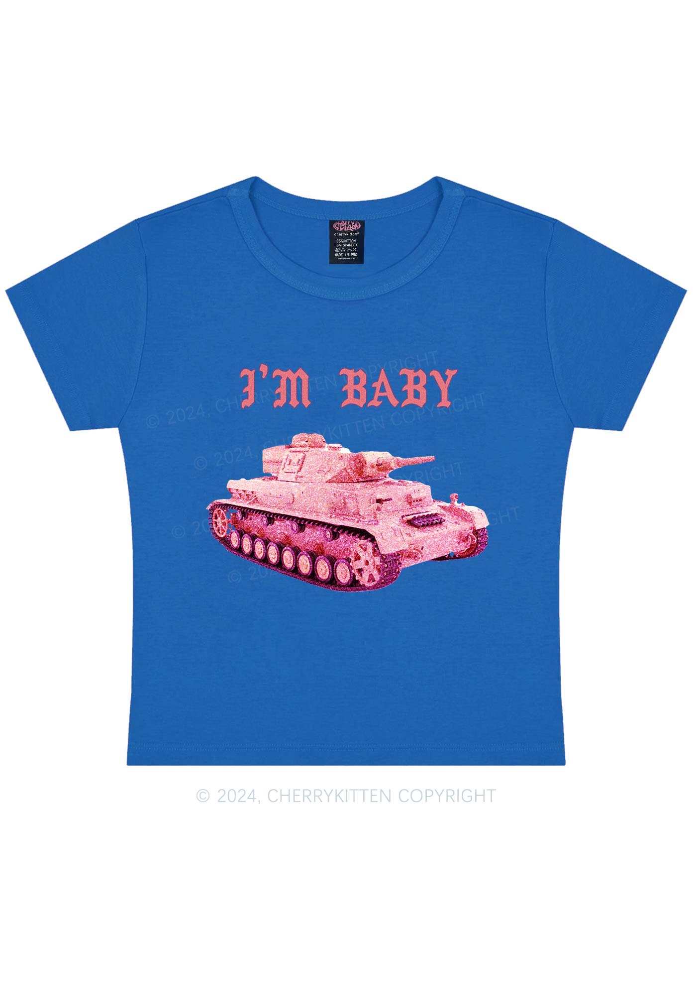 I'm Baby Tank Y2K Baby Tee Cherrykitten