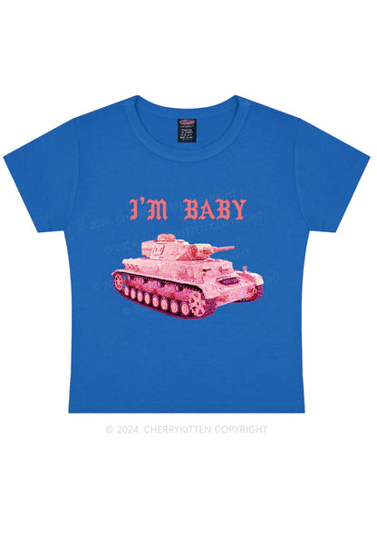 I'm Baby Tank Y2K Baby Tee Cherrykitten