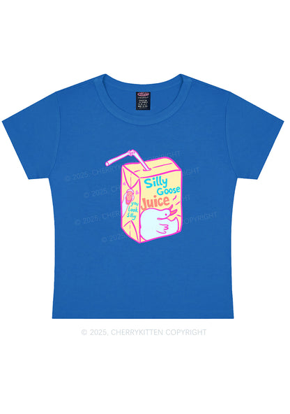 Look Silly Goose Juice Y2K Baby Tee Cherrykitten