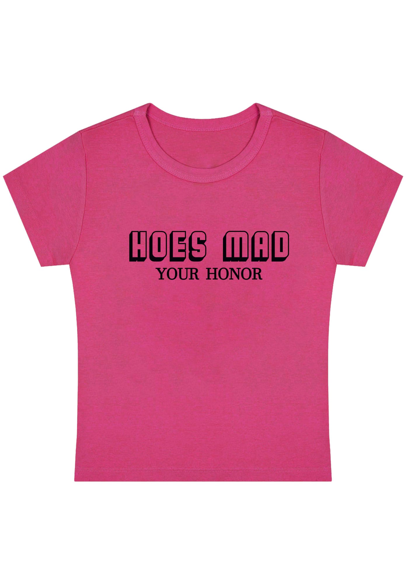 Hoes Mad Your Honor Y2K Baby Tee