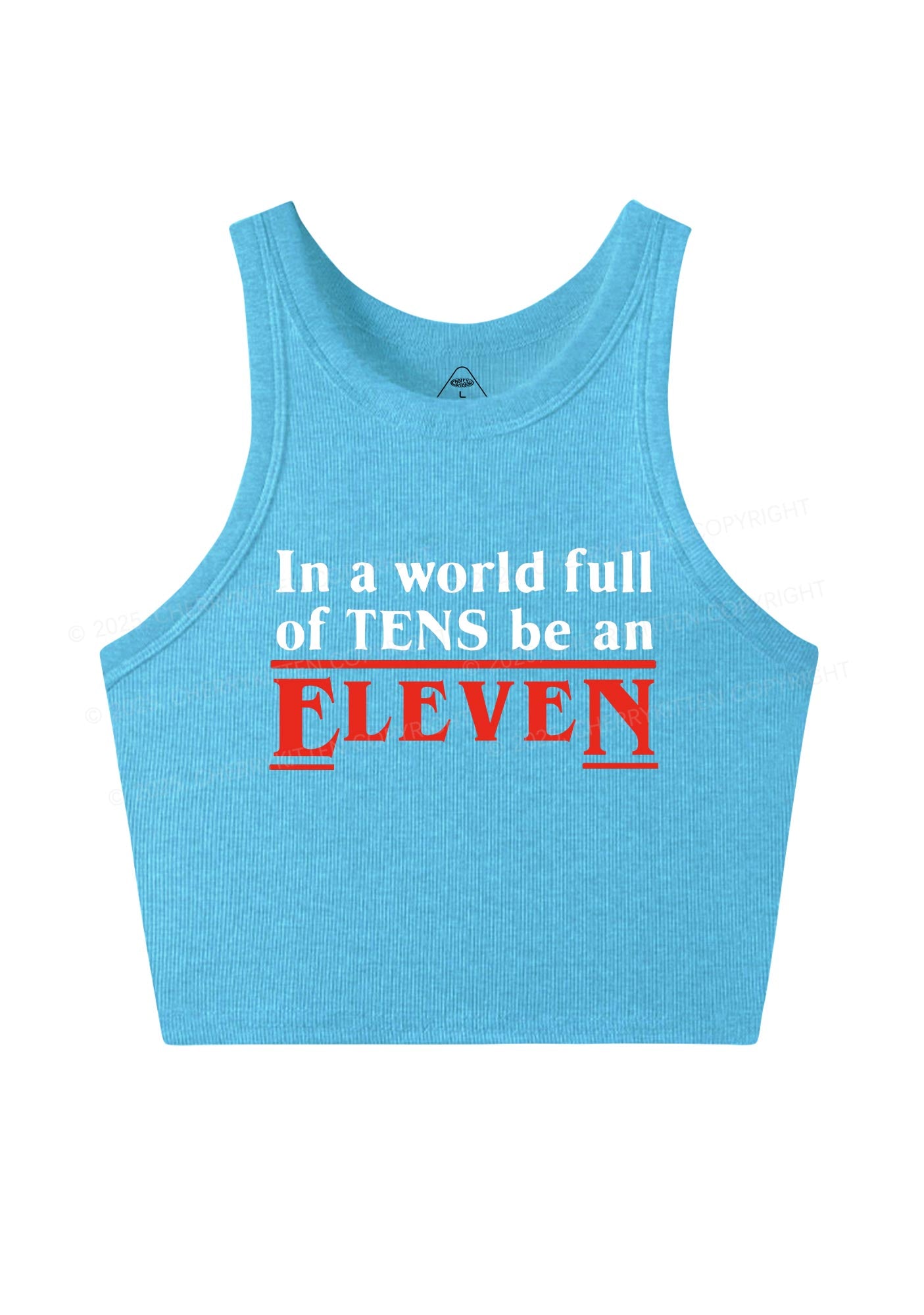 Be An Eleven Y2K Crop Tank Top Cherrykitten