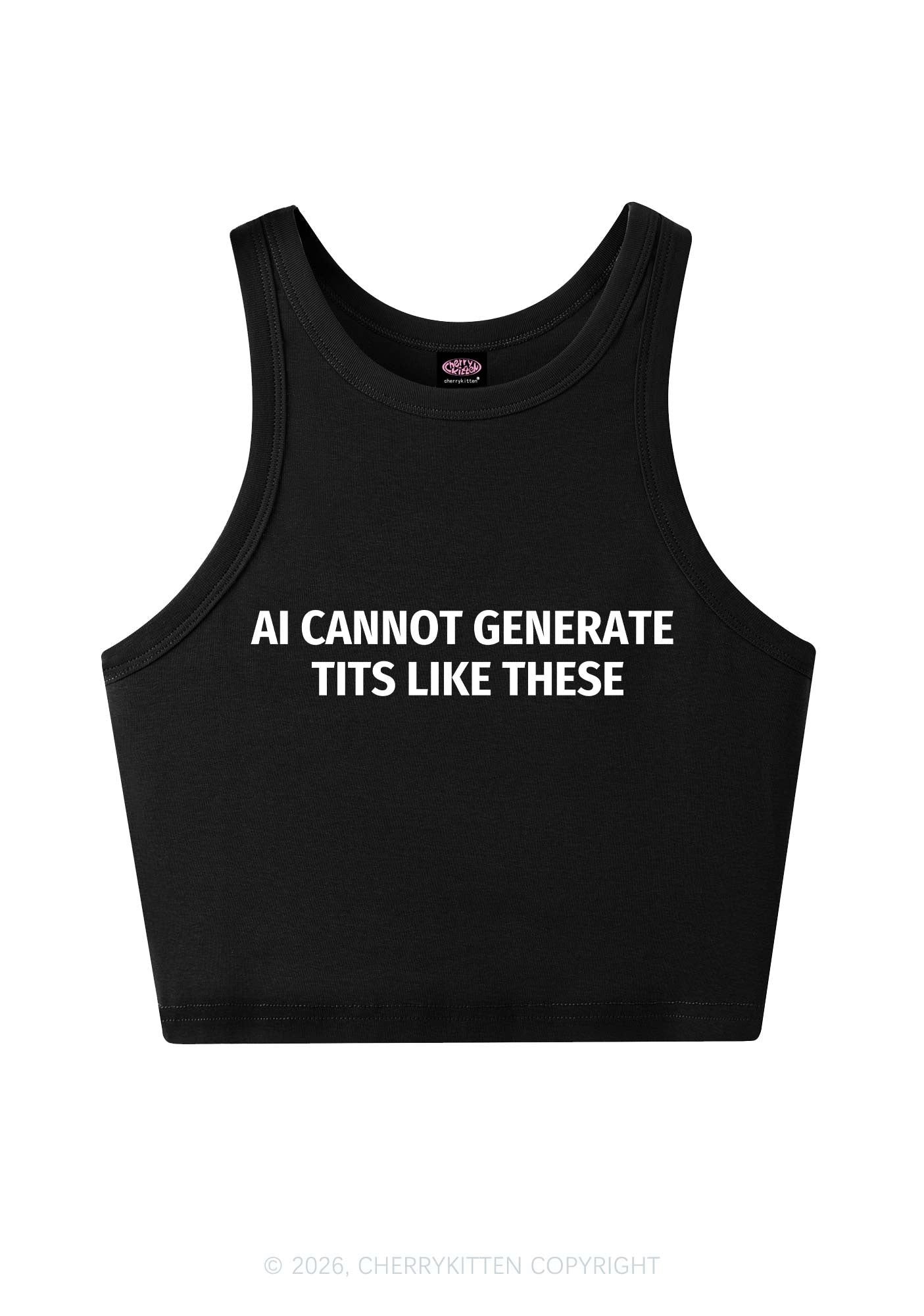 Ai Cannot Generate Txts Y2K Crop Tank Top Cherrykitten