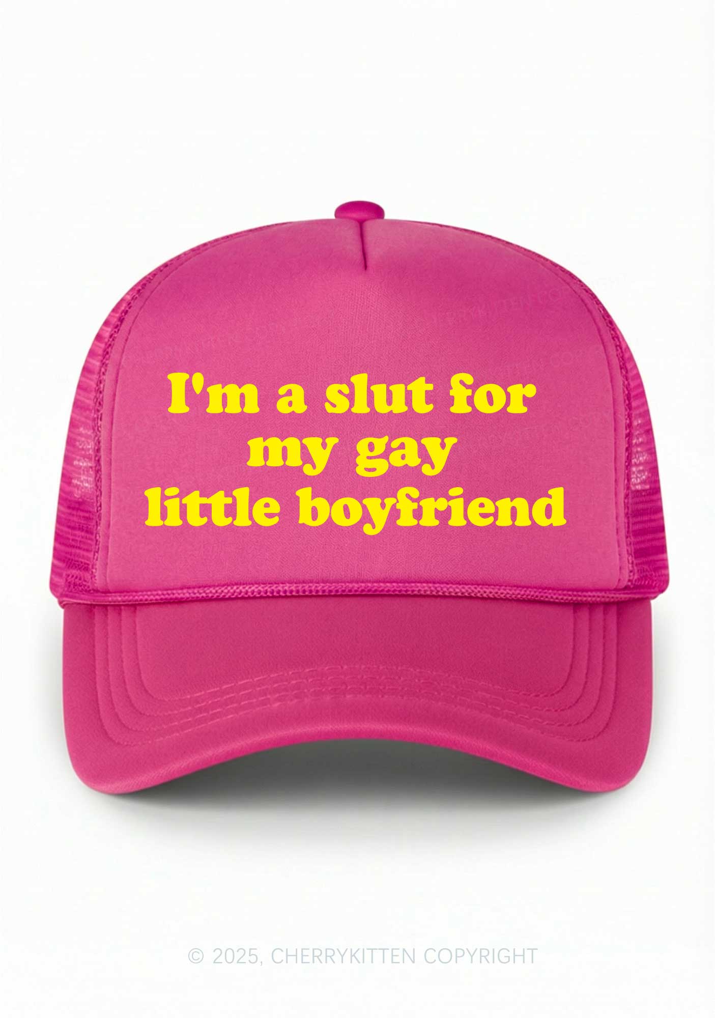 Slxt For My Gay BF Valentine's Day Y2K Trucker Hat Cherrykitten