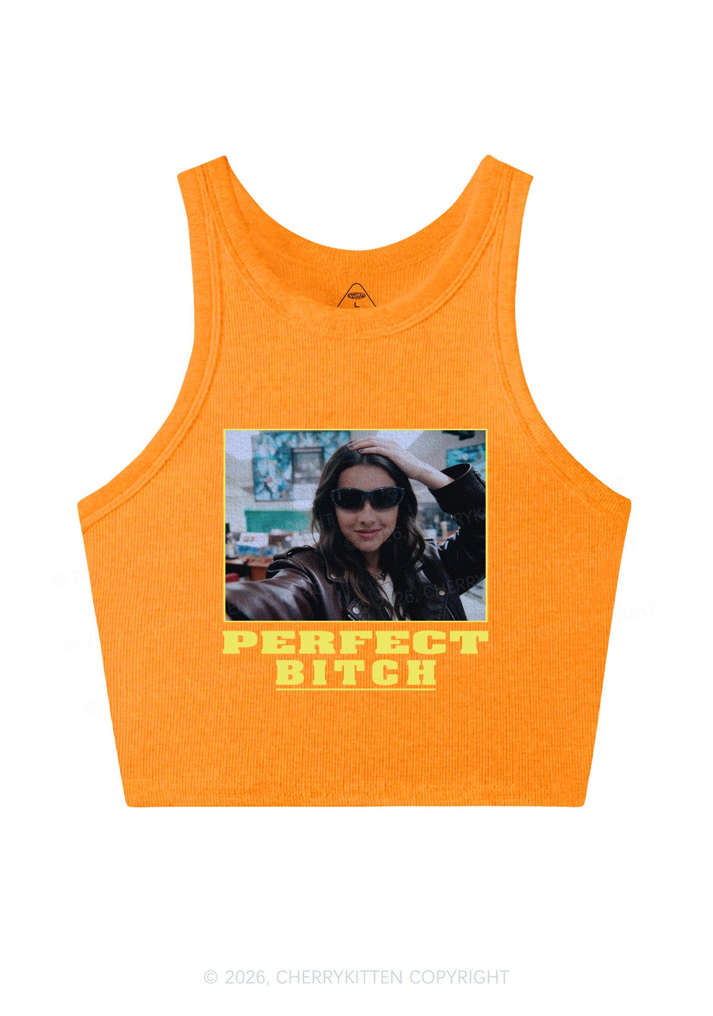 Custom Perfect Bxxch Y2K Crop Tank Top Cherrykitten