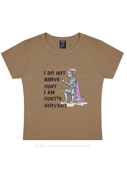 I Am Cxxt Servant Y2K Baby Tee Cherrykitten