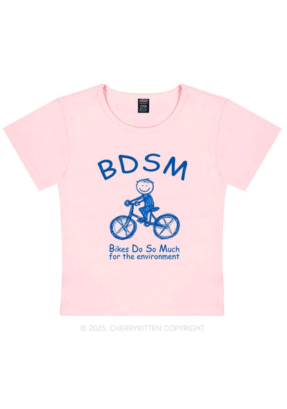 Bikes Do Much Environment Y2K Baby Tee Cherrykitten
