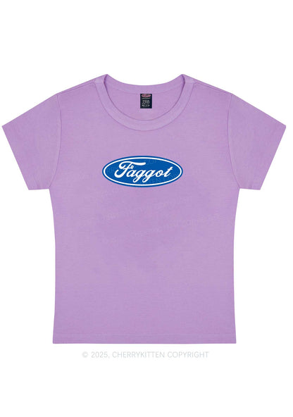 Faggot Pride Y2K Baby Tee Cherrykitten