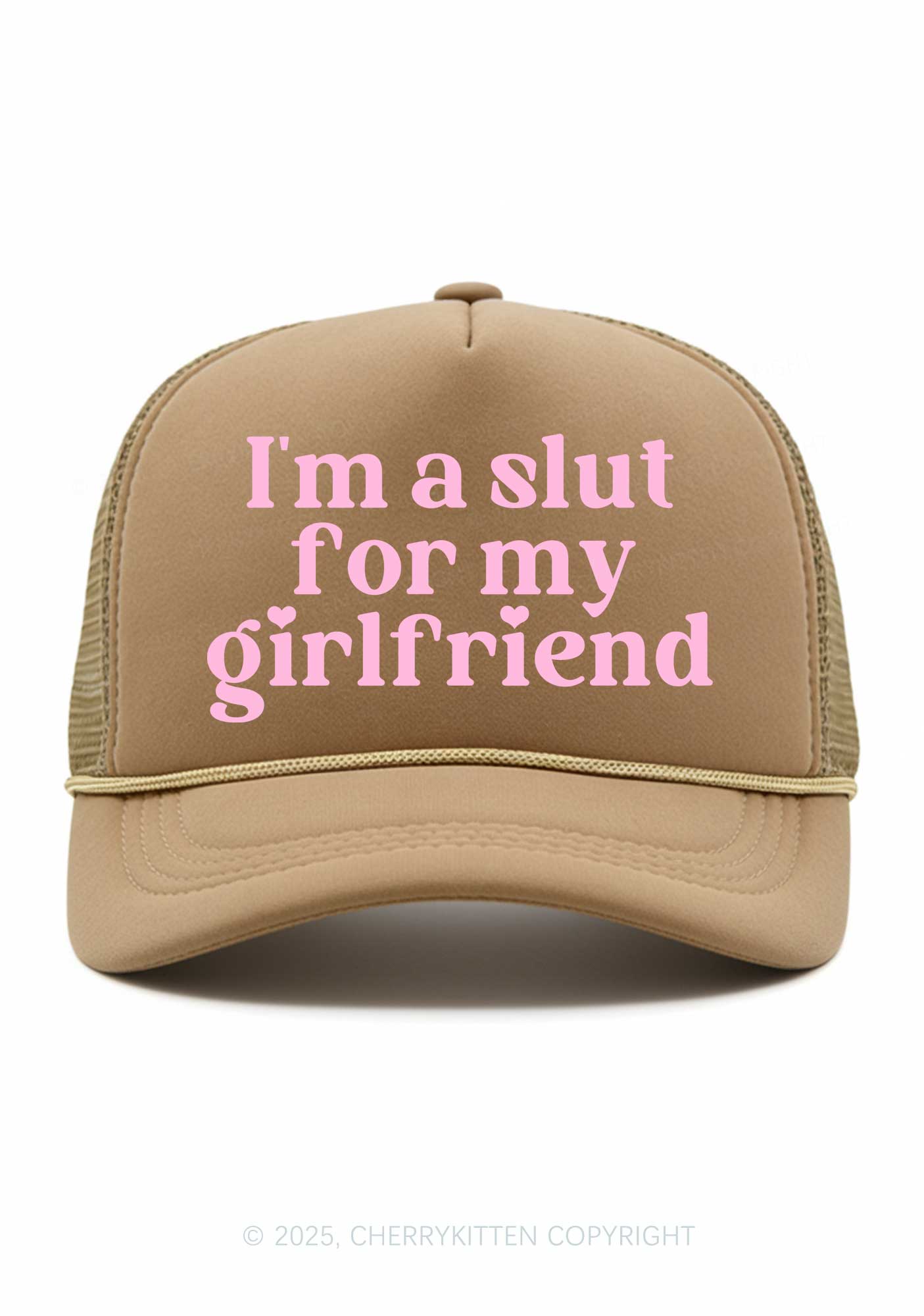 Slxt For My BF Valentine's Day Y2K Trucker Hat Cherrykitten