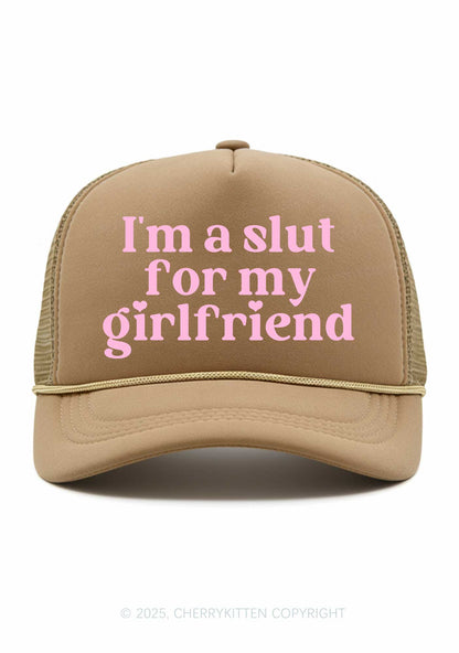Slxt For My BF Valentine's Day Y2K Trucker Hat Cherrykitten