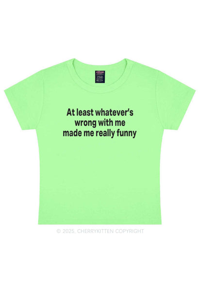 Made Me Really Funny Y2K Baby Tee Cherrykitten