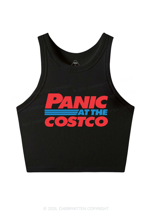 Panic Costco Y2K Crop Tank Top Cherrykitten