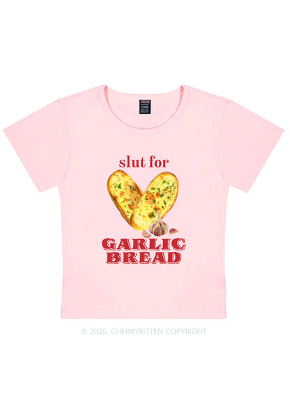 Slxt For Garlic Bread Y2K Baby Tee Cherrykitten