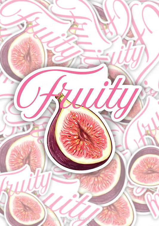 Fruity Fig Pride 1pc Y2K Sticker Cherrykitten