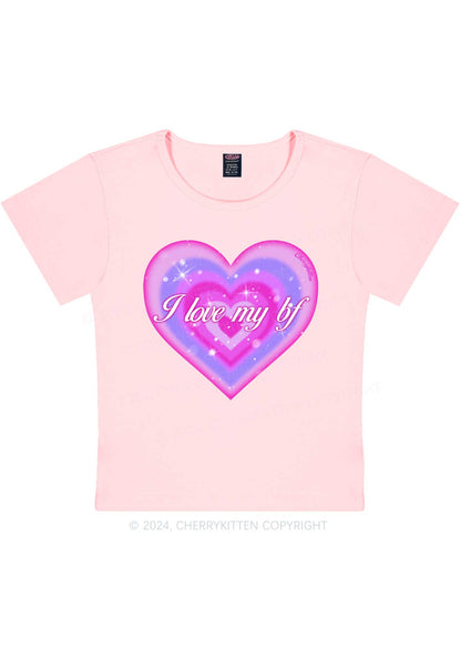 I Love My BF Heart Y2K Valentine's Day Baby Tee Cherrykitten