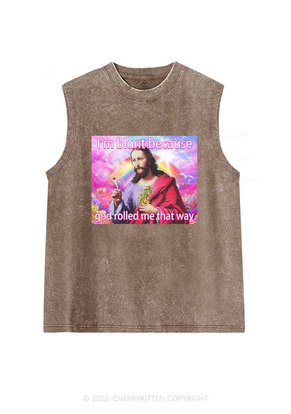 Im Blunt Y2K Washed Muscle Tank Cherrykitten