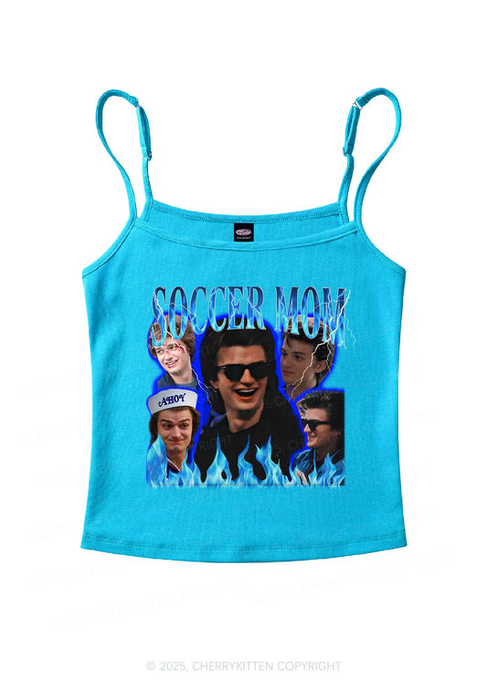 Blue Soccer Mom Y2K Spaghetti Strap Cami Cherrykitten