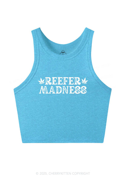 Green Madness Y2K Crop Tank Top Cherrykitten