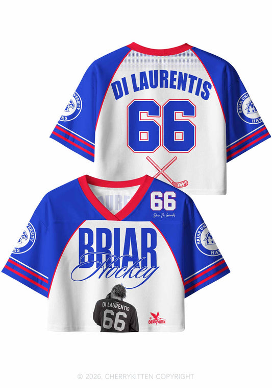 Legend Silhouette DL Y2K Crop Sport Jersey Shirts Cherrykitten