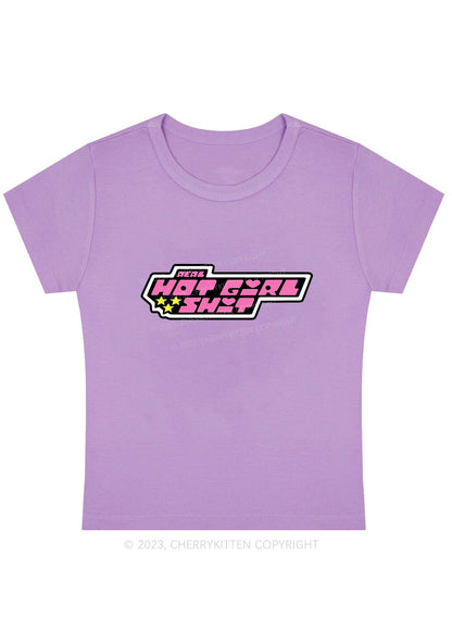 Hot Girl Pentagrams Y2K Baby Tee Cherrykitten