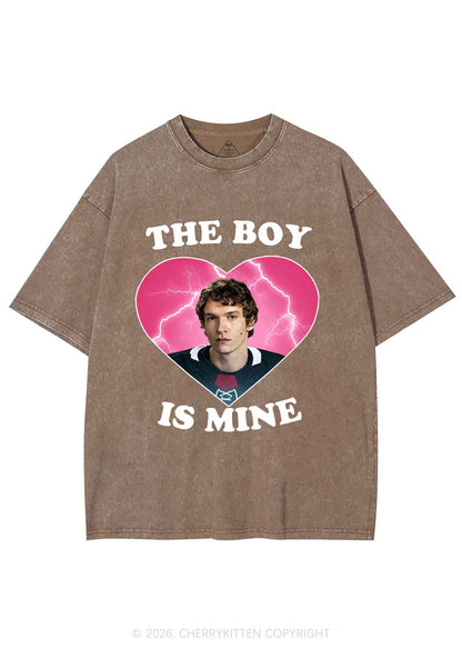 The Boy Is Mine CS Y2K Shirts Washed Tee Cherrykitten